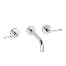 Kludi NOVA FONTE Puristic Bateria umywalkowa uchwyty proste chrom - 822131_O1