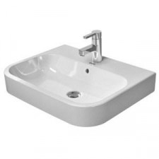 Duravit Happy D.2 Umywalka nablatowa, meblowa 60x47,5 biała WonderGliss - 468309_O1