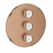 Grohe GROHTHERM SMARTCONTROL POTRÓJNY ZAWÓR ODCINAJĄCY brushed warm sunset - 798236_O1