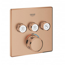 Grohe GROHTHERM SMARTCONTROL BATERIA TERMOSTATYCZNA DO OBSŁUGI TRZECH WYJŚĆ WODY brushed warm sunset - 798249_O1