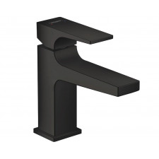 Hansgrohe Metropol Bateria umywalkowa Jednouchwytowa 100 z kompletem odpływowym Push-Open Czarny matowy - 794087_O1