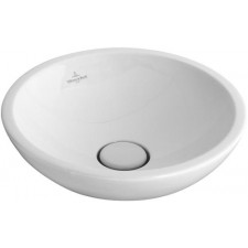Villeroy & Boch Loop & Friends umywalka stojaca na blacie, 380 mm srednicy, Weiss Alpin Ceramicplus