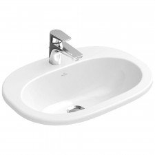 Villeroy & Boch O.novo umywalka wpuszczana w blat 560 x 405 mm Weiss Alpin - 579786_O1