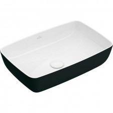 Villeroy & Boch Artis Umywalka stojąca na blacie 58 cm prostokątna czarna - 687968_O1