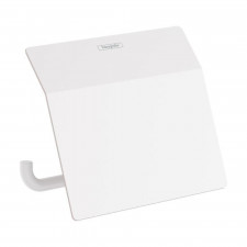 Hansgrohe AddStoris Uchwyt na papier toaletowy z osłoną biały matowy - 828779_O1