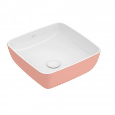 Villeroy & Boch Artis Umywalka stojąca na blacie 41 cm prostokątna, bez miejsca na armaturę, bez przelewu - 687971_O1