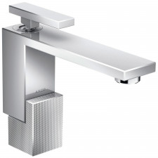 AXOR Edge Bateria umywalkowa stojąca EcoSmart M szlif diamentowy chrom - 821681_O1
