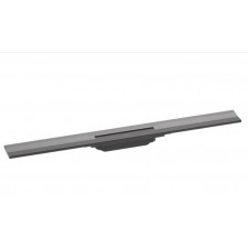 Hansgrohe RainDrain Flex Element zewnętrzny odpływu 80 cm do przyścienny czarny chrom szczotkowany - 828955_O1