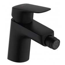 Hansgrohe Logis Jednouchwytowa bateria bidetowa 70 z kompletem odpływowym Czarny Matowy - 896076_O1