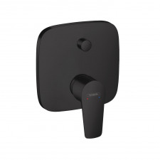 HANSGROHE TALIS E BATERIA WANNOWA PODTYNKOWA, ELEMENT ZEWNĘTRZNY, KOLOR CZARNY MATOWY - 818458_O1