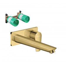 Hansgrohe Talis E kompletna bateria umywalkowa podtynkowa (m) 19cm złoty - 864272_O1
