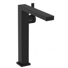 Hansgrohe Tecturis E Jednouchwytowa bateria umywalkowa 240 Finie do umywalek nablatowych, CoolStart z kompletem odpływowym Push-Open Czarny Matowy - 896243_O1