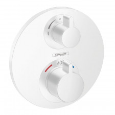 Hansgrohe Ecostat S Bateria termostat do 2 odbiorników montaż podtynkowy el. zewn. Biały Matowy