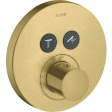 Axor ShowerSelect Bateria termostatyczna do instalacji podtynkowej dla 2 odbiorników  Mosiądz Szczotkowany