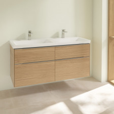 Villeroy & Boch Subway 3.0 Umywalka meblowa podwójna bez przel. 1300 x 475 mm Weiss Alpin CeramicPlus