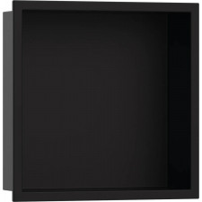 Hansgrohe XtraStoris Original Wnęka ścienna z ozdobną ramą 30 x 30 x 10 cm czarny matowy