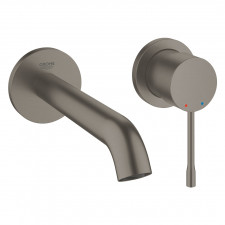 Grohe Essence 2-otw. bateria umywalkowa rozm. M brushed hard graphite