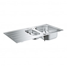 Grohe K200 zlewozmywak odwracalny, wpuszczany w blat 96,5 x 50 cm ze stali szlachetnej