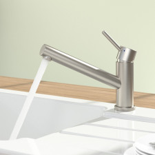 Villeroy & Boch Como Low pressure bateria kuchenna zlewozmywakowa Solid stainless steel
