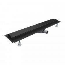 Omnires LOWFIX prysznicowy odpływ liniowy, 80 cm czarny