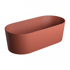 Omnires Wanna wolnostojąca OVO M+, 160x75cm, kolor terracotta