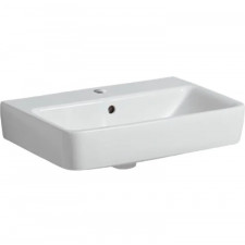 Geberit Selnova Compact Umywalka prostokątna krótka 65x40 cm, z/p, z/o