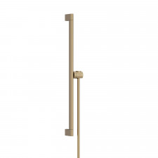 Hansgrohe Unica Drążek prysznicowy S Puro 65 cm z suwakiem EasySlide i wężem Isiflex 160cm Brąz Szczotkowany