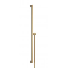 Hansgrohe Unica Drążek prysznicowy E Puro 90 cm z suwakiem EasySlide i wężem Isiflex 160cm Brąz Szczotkowany