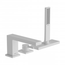 Hansgrohe Tecturis E 3-otwo. bateria na brzeg wanny z sBox el. zewn. Biały Matowy