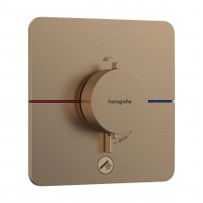 Hansgrohe ShowerSelect Comfort Q Bateria termostat podtynkowa do 1 odbiornika z dodatkowym wyjściem Brąz Szczotkowany