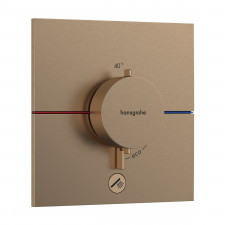 Hansgrohe ShowerSelect Comfort E Bateria termostat podtynkowa do 1 odbiornika z dodatkowym wyjściem Brąz Szczotkowany