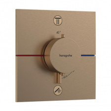 Hansgrohe ShowerSelect Comfort E Bateria termostat podtynkowa do 2 odbiorników Brąz Szczotkowany