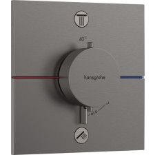 Hansgrohe ShowerSelect Comfort E Bateria termostat podtynkowa do 2 odbiorników Czarny Chrom Szczotkowany