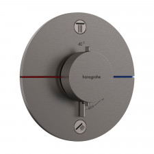 Hansgrohe ShowerSelect Comfort S Bateria termostat podtynkowa do 2 odbiorników Czarny Chrom Szczotkowany