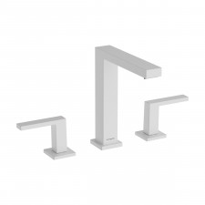 Hansgrohe Tecturis E 3-otwo. bateria umywalkowa 150 z korkiem Push-Open Biały Matowy