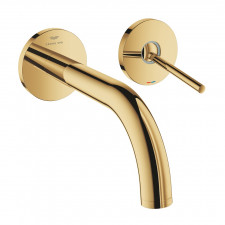 Grohe Atrio Classic 2-otworowa bateria umywalkowa podtynkowa, wylewka 185 mm, cool sunrise
