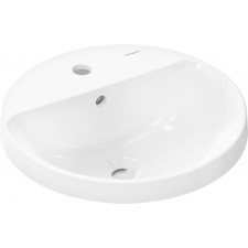 Hansgrohe Xuniva S Umywalka wpuszczana w blat 450/450 1/o na bat. z przelewem SmartClean biały