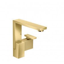 Axor Edge Jednouchwytowa bateria umywalkowa 190 z kompletem odpływowym Push-Open, szlif diamentowy