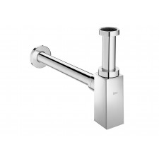 Roca Syfon umywalkowy ozdobny kwadratowy 300 mm 1 1/4" chrom