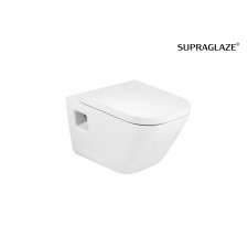 Roca Gap Square Rimless Miska WC podwieszana 54 cm (odkryte mocowania) Supraglaze®