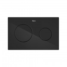 Roca PL10 - przycisk podwójny PVD Titanium Black