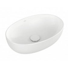Villeroy & Boch Artis Umywalka stojąca na blacie bez przel. 485 x 325 mm Weiss Alpin