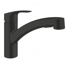 Grohe Eurosmart Jednouchwytowa bateria zlewozmywakowa, DN 15 czarny mat