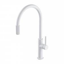 Omnires SWITCH bateria kuchenna do podłączenia do filtra biały mat