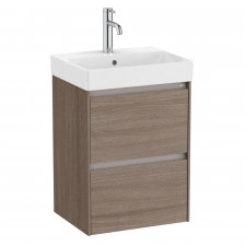 Roca Ona zestaw łazienkowy unik compacto 2 szuflady 450mm ciemny wiąz - 858208_O1