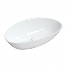 Omnires Barcelona Umywalka Nablatowa Marble+, 60X36,1Cm, Biały Połysk - 844390_O1