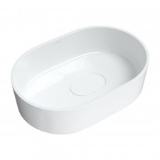 Omnires CADENCE umywalka nablatowa Marble+, 62 x 42 x 19 cm, biały połysk - 844394_O1